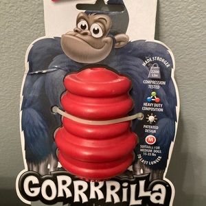 Multipet Gorrrrilla Rubber Dog Toy